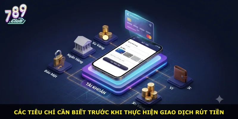 Các tiêu chí cần biết trước khi thực hiện giao dịch rút tiền
