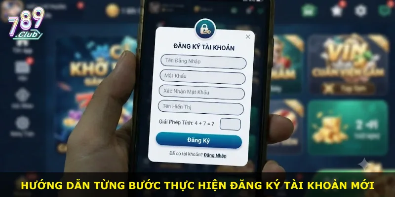 Hướng dẫn từng bước thực hiện đăng ký tài khoản mới