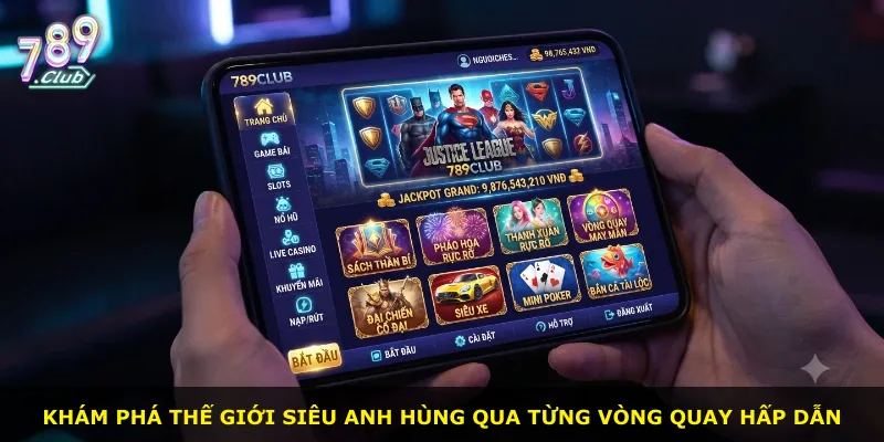 Khám phá thế giới siêu anh hùng qua từng vòng quay hấp dẫn
